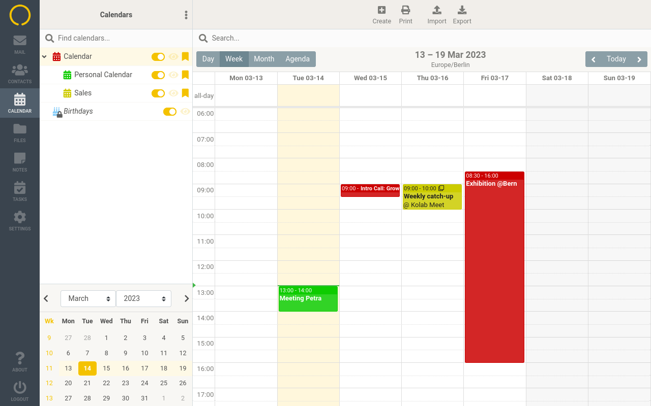 Kolab Calendar