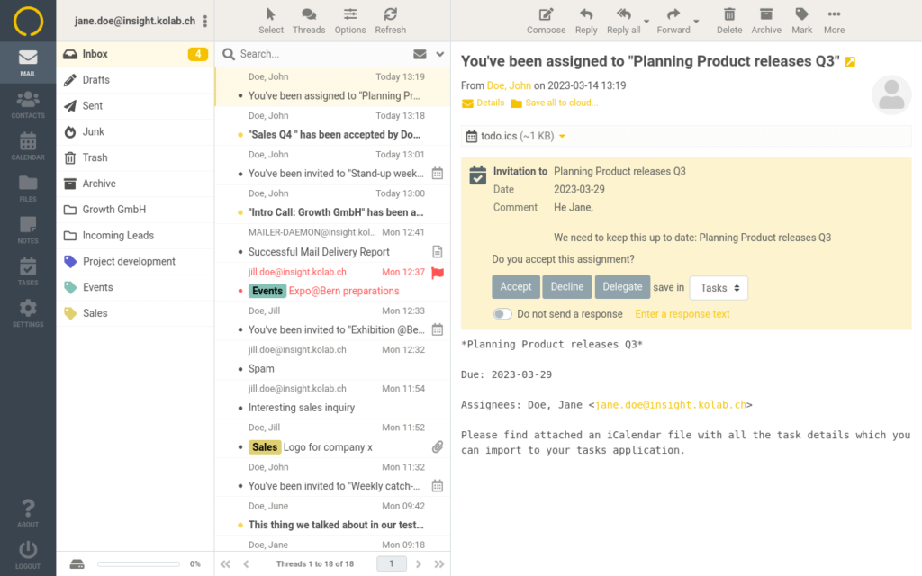 Tasks & assignments